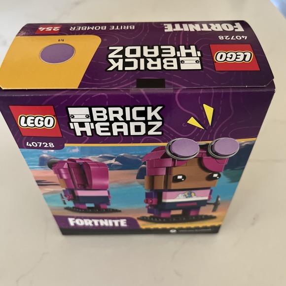 LEGO BRICK HEADZ  BRITE BOMBER  FORTNITE   40728 NEW SEALED - Picture 2 of 5